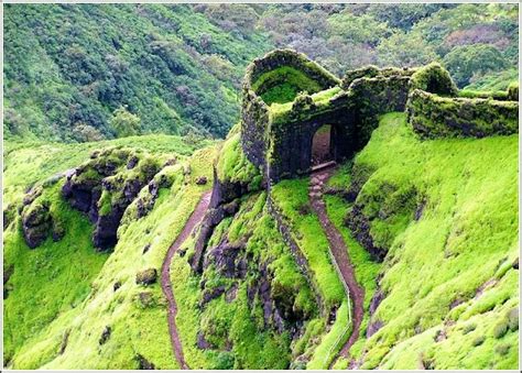 The Amazing World Rajmachi Fort Sahyadri Mountain Konkan Region