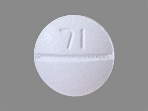 71 Pill White Round 10mm Pill Identifier