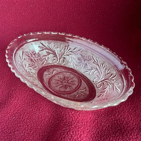 Anchor Hocking Dining Anchor Hocking Sandwich Glass Bowk Poshmark