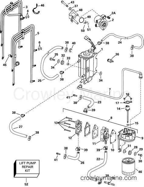 FUEL COMPONENTS 2001 Evinrude Outboards 115 E115FSLSIF Crowley Marine