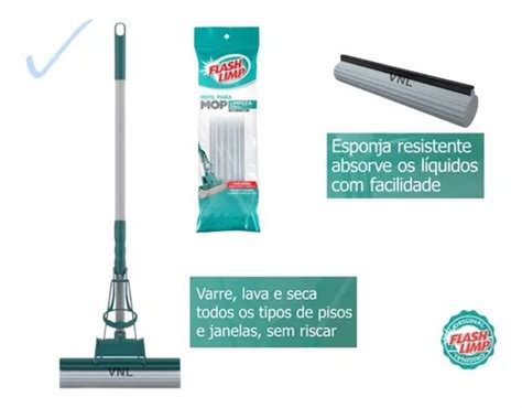 Mop Limpeza Geral Plus Flash Limp Mop