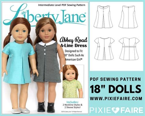 Doll Clothes Patterns For 18 Inch Dolls