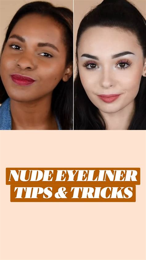 NUDE EYELINER TIPS TRICKS Eyeliner Makeup Eye Makeup