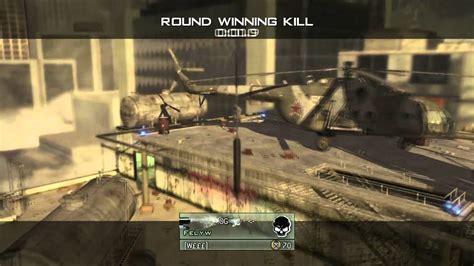 Mw2 Killcam Great Throwing Knife Kill Aof6 Youtube