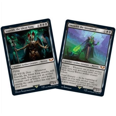 Magic The Gathering Universes Beyond Warhammer 40000 Commander Deck Necron Dynasties 1 Each