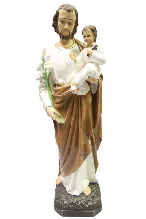 32 Inch Saint Joseph With Baby Jesus Catholic Statue Sculpture Religio