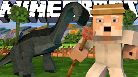 Minecraft Dinosaurs Jurassic Craft Modded Survival Ep Raptor