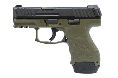 Hk Vp Sk Subcompact Mm Pistol With Od Green Frame And Night Sights