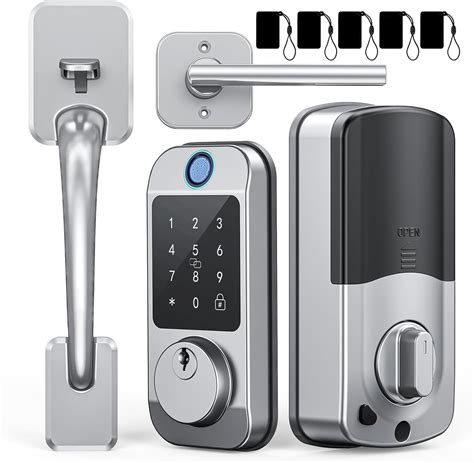 Wifi Front Door Lock Set Smonet Fingerprint Keyless Entry Smart Locks