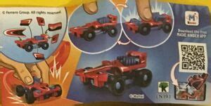 Meal Toy Red Car Kinder Surprise Worldwide Joy Hot Wheels Col EN