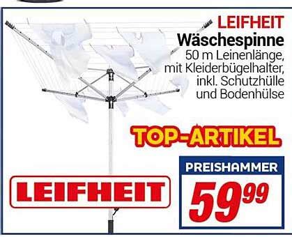 Leifheit Wäschespinne Angebot bei Centershop - 1Prospekte.de