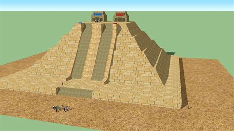 Templo Mayor Tenochtitlan 3d Model