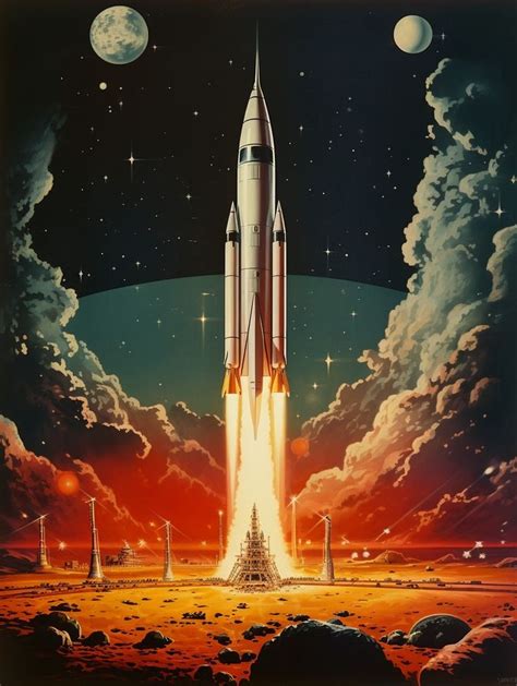 To the stars | Rocket art, Space art, Nasa art