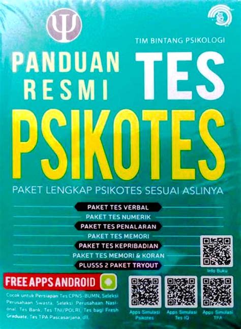 Buku Panduan Resmi Tes Psikotes Paket Lengkap Sesuai Aslinya Karya