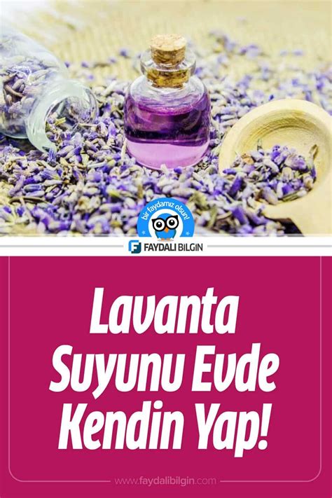 Evde Lavanta Suyu Nas L Yap L R Lavanta Suyunun Faydas Homemade