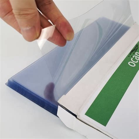 A4 170micron Clear Transparent Rigid Pvc Sheet Pvc Binding Cover