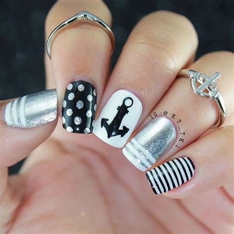 Cool Anchor Nail Art Designs Styletic