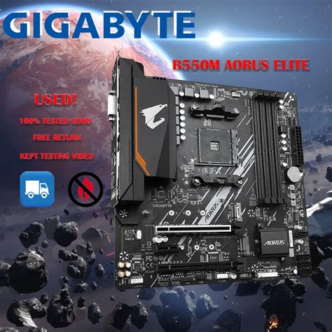 Gigabyte Carte M Re Bcape M Aorus Elite Amd B Socket Am Ddr