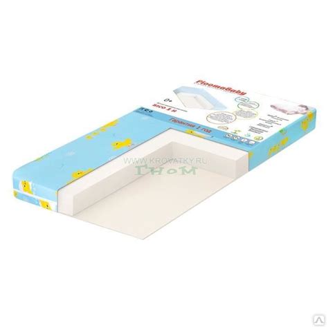 Детский матрас PLOOMABABY BICO 1 H 120х60х6 купить за 1 100 руб./шт. в ...