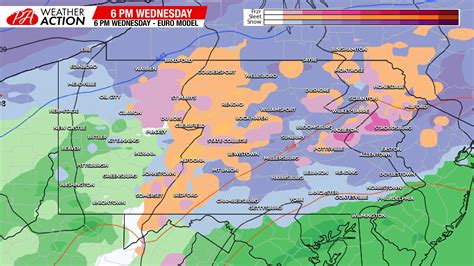 First Call Snowfall Forecast for Wednesday's Winter Storm - PA Weather Action