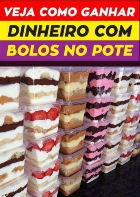 Bolos No Pote Lucrativos Bolo De Pote Receitas Bolo De Pote Gourmet