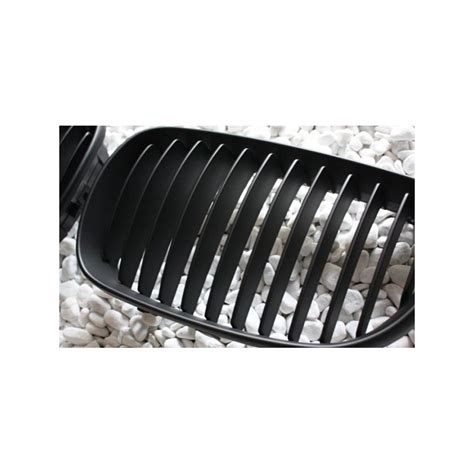 X Grilles De Calandre Bmw Serie E E Avec Pack M Noir Mat