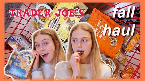 Trader Joes Fall Haul Taste Test Youtube