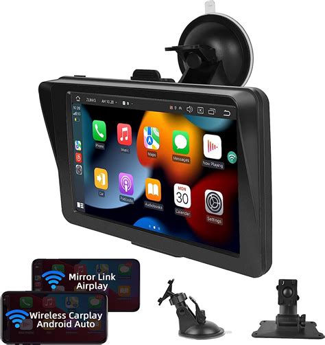 Podofo Wireless Carplay Autoradio Android Auto Tragbares Zoll Ips