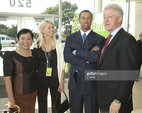 Kultida Woods, Elin Nordegren, Tiger Woods and Bill Clinton News Photo ...