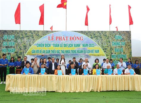 Ninh Binh Province Gia Vien Launches The Campaign Green Tourism Week