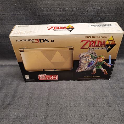 Nintendo 3ds Xl Zelda A Link Between Worlds Limited Edition Console Ebay