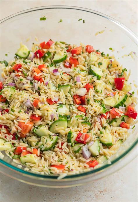 Easy Lemon Orzo Salad With Feta Lemons Zest