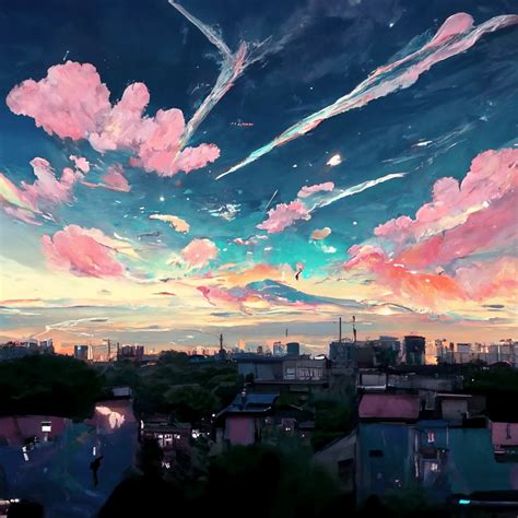 Pink Anime Sky Wallpapers - Top Free Pink Anime Sky Backgrounds ...