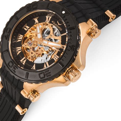 AQUASWISS Bolt G Automatic Mens Swiss Made (Skeleton) Watch (New ...