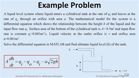 Matlab For Chemical Engineers Lesson 05 Solving Ordinary