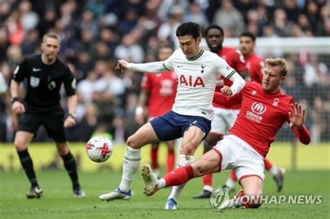 손흥민 노팅엄전서 시즌 Pl 6호골 폭발황금 왼발 빛났다 후반 진행 중 나무뉴스