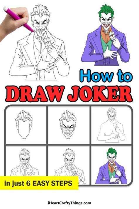 How To Draw The Joker Step By Step!