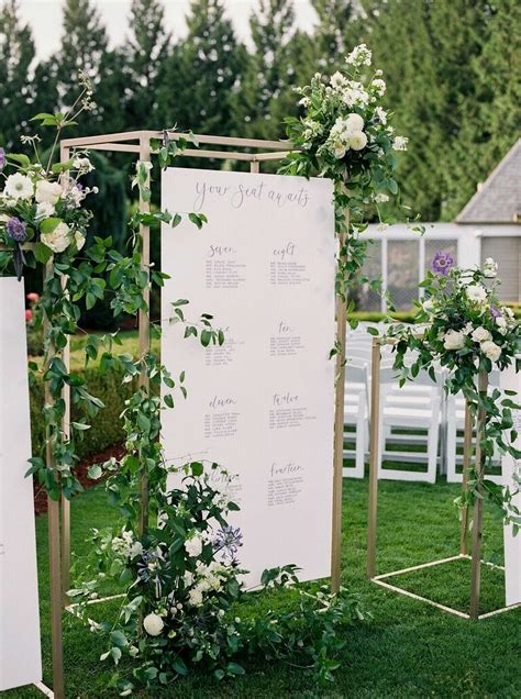 Wedding Seating Chart Ideas That Ll Inspire You