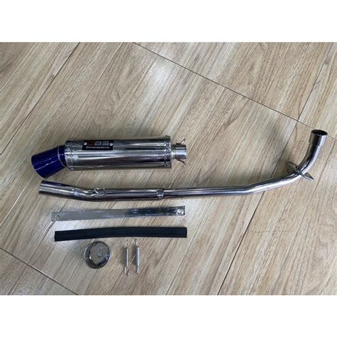 DBS Muffler For Wave 100 110 Xrm 110 Rusi100 Smash 100 Blue Tip