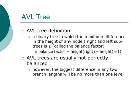 Avl Trees Csci Fall Kraemer Binary Tree Issue One Major