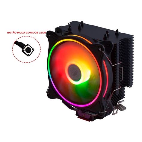 Cooler Universal Led Rgb Para Processador Intel Amd 130w Desconto