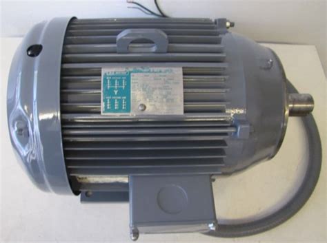 Lincoln AC 15 HP Electric Motor 254TC 230 460V 1750 RPM 3 Phase 1 5 8