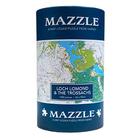 Mazzle Map Jigsaw Loch Lomond Trossachs 1000 Piece By Harvey Maps