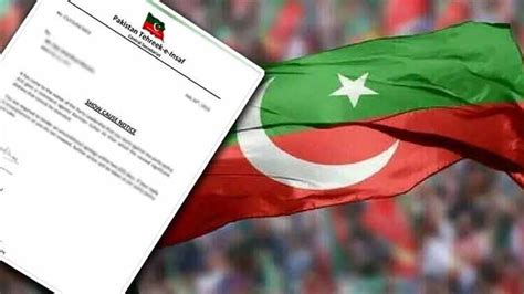 Pti Issues Show Cause Notices To Disgruntled Members Pakistan Dunya News