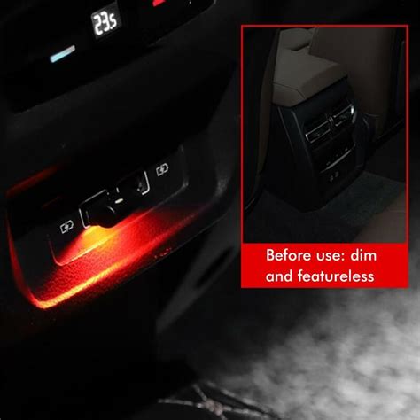 Colorful Mini USB Light LED Modeling Light Car Ambient Light Neon Car