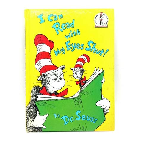 I Can Read With My Eyes Shut Book 1978 Dr Seuss Depop