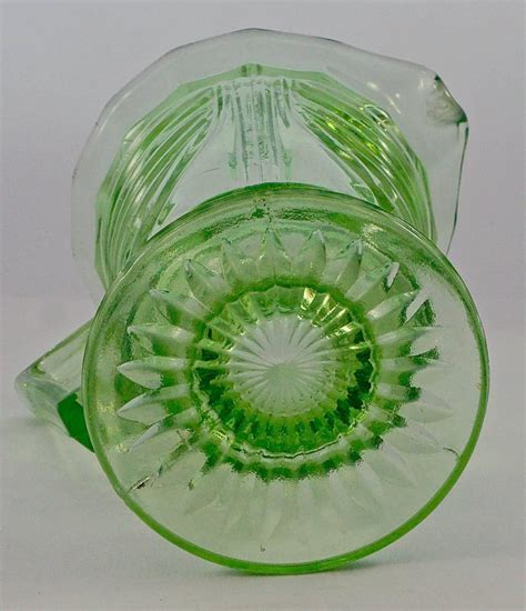 Sowerby Green Art Deco Pressed Glass Jug At 1stdibs Sowerby Glass For Sale Sowerby Glass