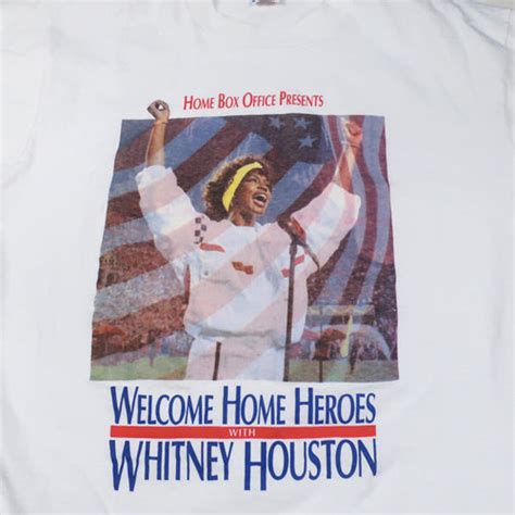 Vintage Whitney Houston Super Bowl T-shirt 1991 NFL Football National ...