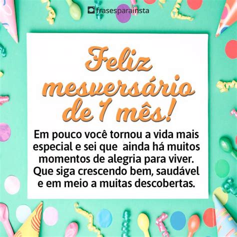 Frases para Mesversário de 1 Mês Comemore a Vida do seu Bebê Frases