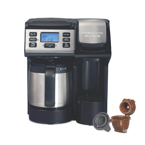 Hamilton Beach Flexbrew Trio 12 Cup Black And Stainless Steel Coffee